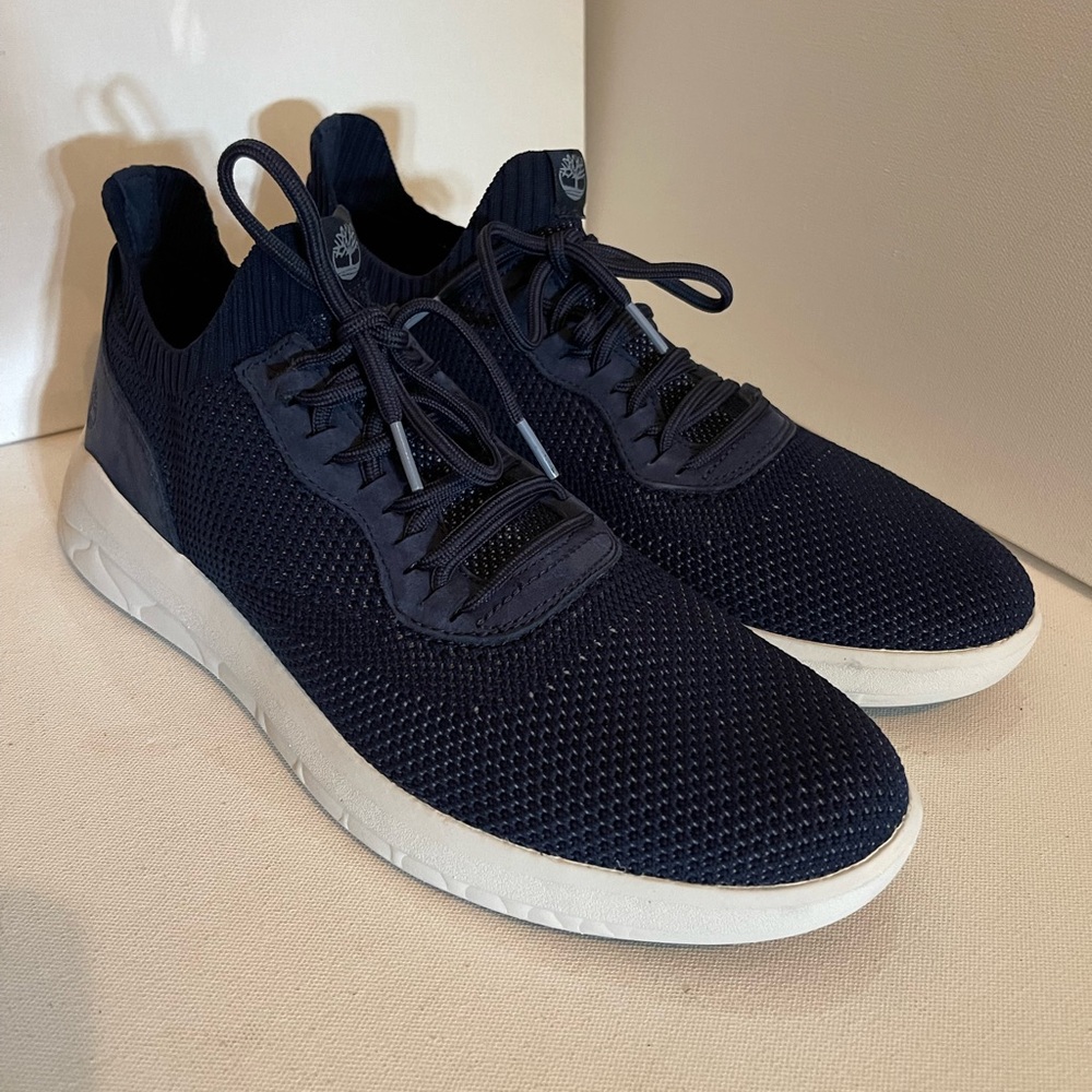 MSRP $125 Timberland Men Bradstreet Ultra Knit Sneakers Navy Size 11,5M